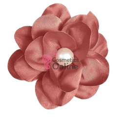 Brosa si clema pentru par sau vestimentar TRD011RR floare Rose cu perla